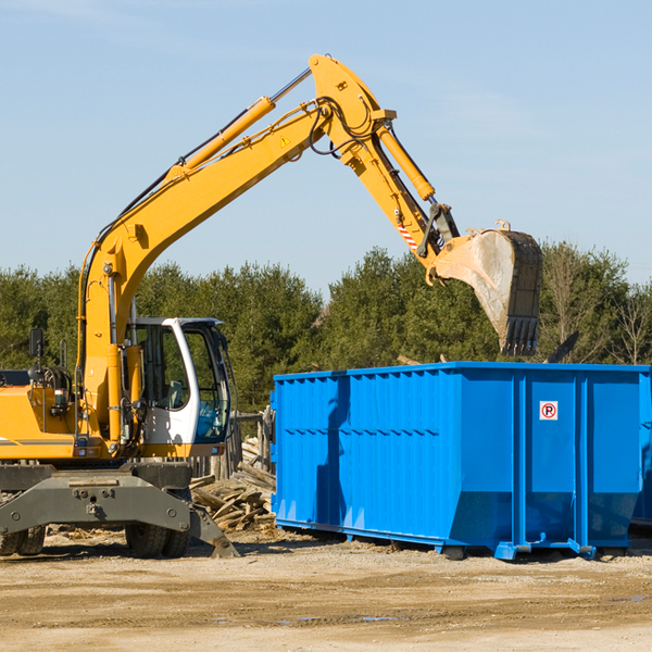 can i choose the location where the residential dumpster will be placed in Elizabeth